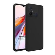 Microsonic Xiaomi Redmi 12C Matte Silicone Siyah Kılıf