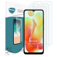 Microsonic Xiaomi Redmi 12C Screen Protector Nano Glass 3 Adet Cam Ekran Koruyucu