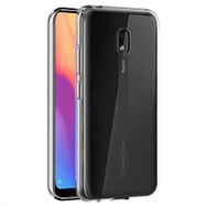 Microsonic Xiaomi Redmi 8A Uyumlu Transparent Soft Beyaz Kılıf