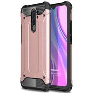 Microsonic Xiaomi Redmi 9 Rugged Armor Rose Gold Kılıf