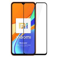 Microsonic Xiaomi Redmi 9C Uyumlu Tam Kaplayan Temperli Siyah Cam Ekran Koruyucu