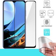 Microsonic Xiaomi Redmi 9T Seramik Matte Flexible Siyah Ekran Koruyucu