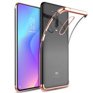 Microsonic Xiaomi Redmi K20 Skyfall Transparent Clear Rose Gold Cep Telefonu Kılıfı