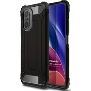 Microsonic Xiaomi Redmi K40 Rugged Armor Siyah Kılıf