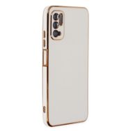 Microsonic Xiaomi Redmi Note 10 5G Olive Plated Beyaz Cep Telefonu Kılıfı