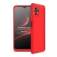 Microsonic Xiaomi Redmi Note 10 Double Dip 360 Protective Kırmızı Cep Telefonu Kılıfı