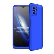 Microsonic Xiaomi Redmi Note 10 Double Dip 360 Protective Mavi Cep Telefonu Kılıfı