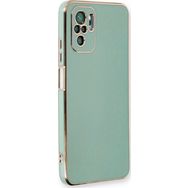 Microsonic Xiaomi Redmi Note 10 Olive Plated Yeşil Kılıf