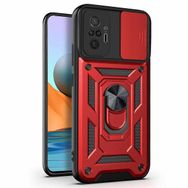 Microsonic Xiaomi Redmi Note 10 Pro Max Impact Resistant Kırmızı Cep Telefonu Kılıfı
