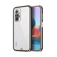 Microsonic Xiaomi Redmi Note 10 Pro Max Laser Plated Soft Siyah Kılıf