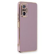 Microsonic Xiaomi Redmi Note 10 Pro Max Olive Plated Lila Kılıf