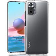 Microsonic Xiaomi Redmi Note 10 Pro Max Transparent Soft Beyaz Cep Telefonu Kılıfı