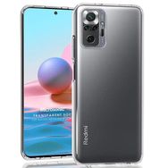 Microsonic Xiaomi Redmi Note 10 Pro Max Transparent Soft Beyaz Cep Telefonu Kılıfı