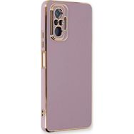 Microsonic Xiaomi Redmi Note 10 Pro Olive Plated Lila Kılıf