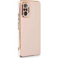 Microsonic Xiaomi Redmi Note 10 Pro Olive Plated Pembe Kılıf