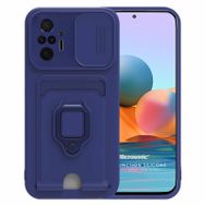 Microsonic Xiaomi Redmi Note 10 Pro Silicone Lacivert Cep Telefonu Kılıfı