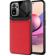 Microsonic Xiaomi Redmi Note 10 Uniq Leather Kırmızı Kılıf