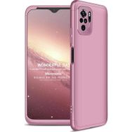 Microsonic Xiaomi Redmi Note 10S Double Dip 360 Protective Rose Gold Cep Telefonu Kılıfı