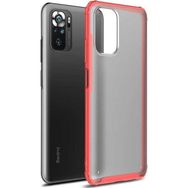 Microsonic Xiaomi Redmi Note 10S Frosted Frame Kırmızı Kılıf
