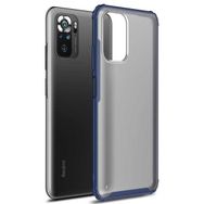 Microsonic Xiaomi Redmi Note 10S Frosted Frame Lacivert Kılıf