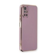 Microsonic Xiaomi Redmi Note 11 4G Olive Plated Lila Kılıf
