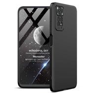 Microsonic Xiaomi Redmi Note 11 Double Dip 360 Protective Siyah Cep Telefonu Kılıfı