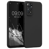 Microsonic Xiaomi Redmi Note 11 Matte Silicone Siyah Kılıf