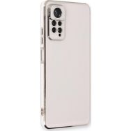 Microsonic Xiaomi Redmi Note 11 Pro 5G Olive Plated Beyaz Cep Telefonu Kılıfı