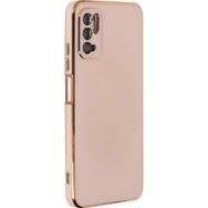 Microsonic Xiaomi Redmi Note 11 SE Olive Plated Pembe Cep Telefonu Kılıfı