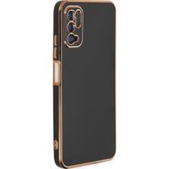 Microsonic Xiaomi Redmi Note 11 SE Olive Plated Siyah Cep Telefonu Kılıfı