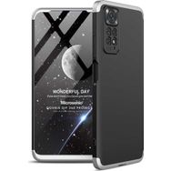 Microsonic Xiaomi Redmi Note 11S Double Dip 360 Protective Siyah Gri Cep Telefonu Kılıfı