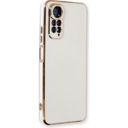 Microsonic Xiaomi Redmi Note 11S Olive Plated Beyaz Kılıf
