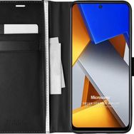 Microsonic Xiaomi Redmi Note 11T Delux Leather Wallet Siyah Cep Telefonu Kılıfı