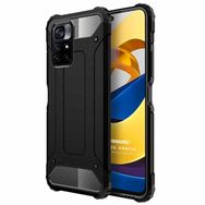 Microsonic Xiaomi Redmi Note 11T Rugged Armor Siyah Cep Telefonu Kılıfı