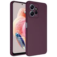 Microsonic Xiaomi Redmi Note 12 4G Groovy Soft Mor Cep Telefonu Kılıfı