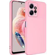 Microsonic Xiaomi Redmi Note 12 4G Groovy Soft Pembe Cep Telefonu Kılıfı