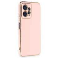 Microsonic Xiaomi Redmi Note 12 4G Olive Plated Pembe Cep Telefonu Kılıfı