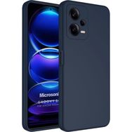 Microsonic Xiaomi Redmi Note 12 Groovy Soft Lacivert Cep Telefonu Kılıfı