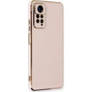 Microsonic Xiaomi Redmi Note 12 Pro 4G Olive Plated Pembe Cep Telefonu Kılıfı
