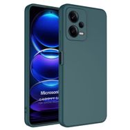 Microsonic Xiaomi Redmi Note 12 Pro Groovy Soft Koyu Yeşil Cep Telefonu Kılıfı