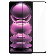Microsonic Xiaomi Redmi Note 12 Pro Tam Kaplayan Temperli Siyah Cam Ekran Koruyucu