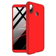 Microsonic Xiaomi Redmi Note 5 Pro Double Dip 360 Protective Kırmızı Kılıf