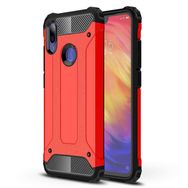 Microsonic Xiaomi Redmi Note 7 Pro Rugged Armor Kırmızı Kılıf