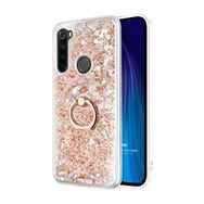 Microsonic Xiaomi Redmi Note 8 Glitter Liquid Holder Gold Cep Telefonu Kılıfı