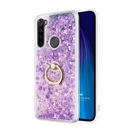 Microsonic Xiaomi Redmi Note 8 Glitter Liquid Holder Mor Cep Telefonu Kılıfı