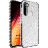 Microsonic Xiaomi Redmi Note 8 Prism Hybrid Siyah Cep Telefonu Kılıfı