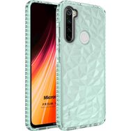 Microsonic Xiaomi Redmi Note 8 Prism Hybrid Yeşil Cep Telefonu Kılıfı