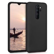 Microsonic Xiaomi Redmi Note 8 Pro Matte Silicone Siyah Kılıf
