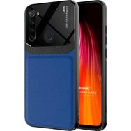Microsonic Xiaomi Redmi Note 8 Uniq Leather Lacivert Cep Telefonu Kılıfı