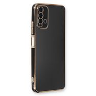 Microsonic Xiaomi Redmi Note 9 4G Olive Plated Siyah Cep Telefonu Kılıfı